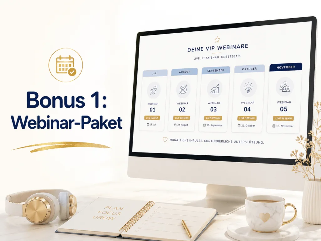 V.I.P. Coaching - Webinar Paket - Abspecken kann jeder