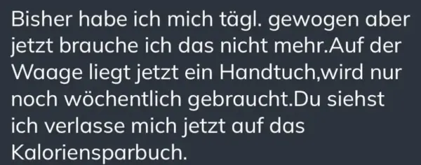 Abspecken kann jeder - Erfahrung zum Kaloriensparbuch