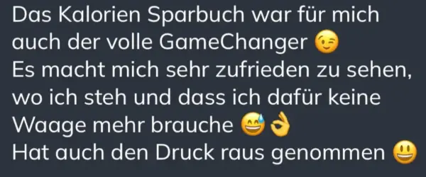 Kaloriensparbuch von Abspecken kann jeder - Kundenfeedback