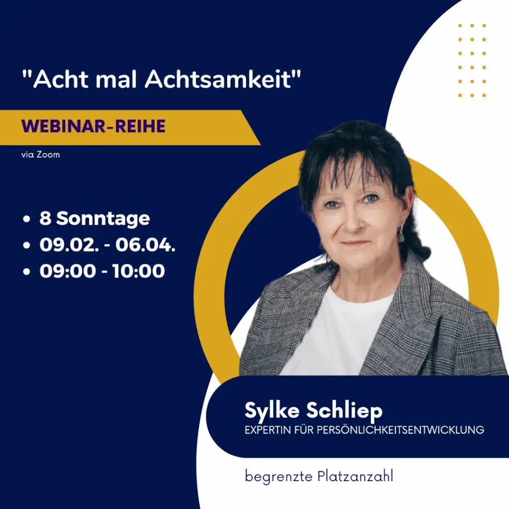 Acht mal Achtsamkeit - Online Seminar mit Sylke